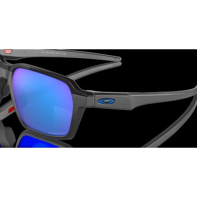 Oakley Parlay Steel w/ PRIZM Sapph Polarize Unısex Gözlük 0OO4143-OAK.4143