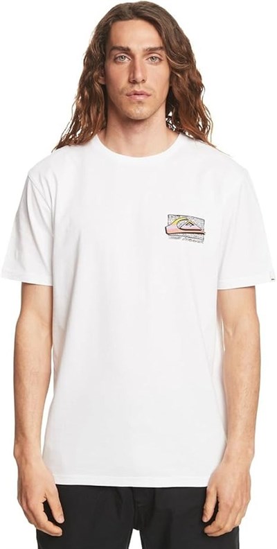 Quiksilver RETROFADE M TEES Erkek T-Shirt EQYZT07231-WBB0
