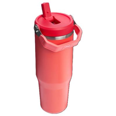 Stanley The IceFlow™ Flip Straw 2.0 Tumbler 0.89L / 30oz Hot Coral Termos AS1012043076