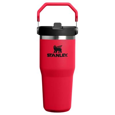 Stanley The IceFlow™ Flip Straw 2.0 Tumbler 0.41L / 14oz Chili Black Termos AS10120450121