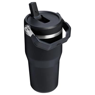 Stanley The IceFlow™ Flip Straw 2.0 Tumbler 0.6L / 20oz Black 2.0 Termos AS1012044045