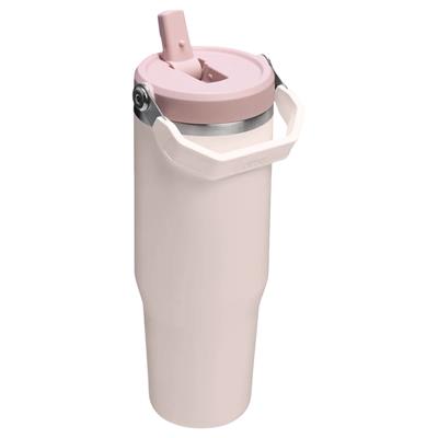Stanley The IceFlow™ Flip Straw 2.0 Tumbler 0.89L / 30oz Rose Quartz Termos AS1012043070