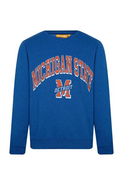 Superfly Michigan State Bisiklet Yaka Erkek Sweatshirt SPF101232313121