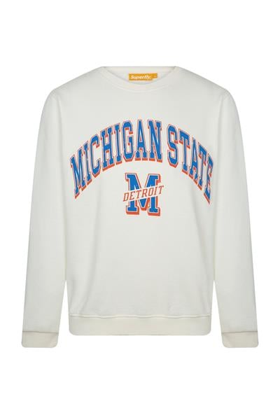 Superfly Michigan State Bisiklet Yaka Erkek Sweatshirt SPF101232313117