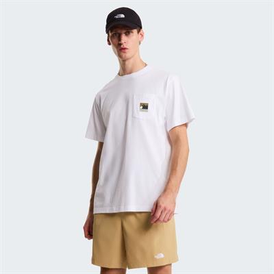 The North Face M MOUNTAIN LOGO RLX SS TEE-GRAPHIC Erkek Tişört NF0A8GUUFN41