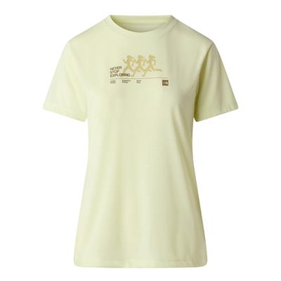 The North Face W BITMAP SILHOUETTE SHORT SLEEVES TEE-GR Kadın Tişört NF0A8G0CG6O1