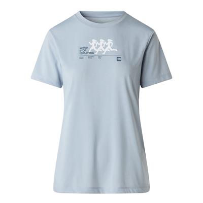 The North Face W BITMAP SILHOUETTE SHORT SLEEVES TEE-GR Kadın Tişört NF0A8G0CFM21