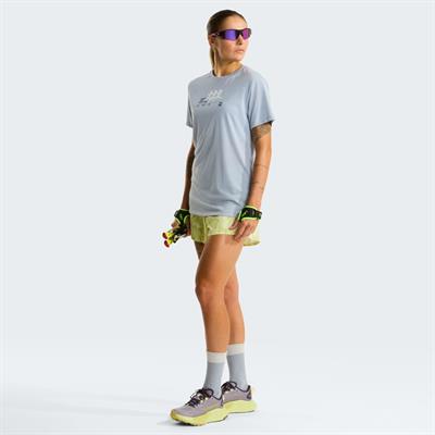 The North Face W BITMAP SILHOUETTE SHORT SLEEVES TEE-GR Kadın Tişört NF0A8G0CFM21