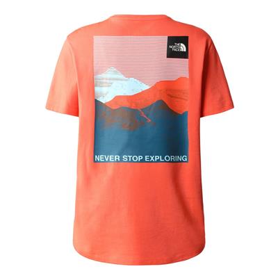 The North Face W FOUNDATION GRAPHIC - EU Kadın Tişört  NF0A55B2LV31