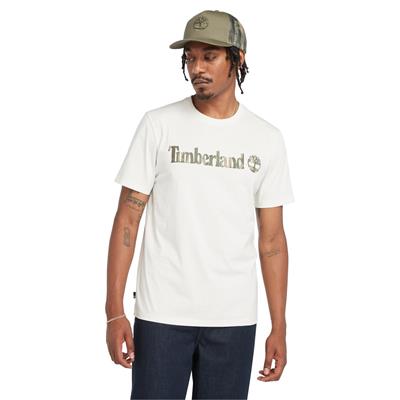 Timberland Camo Linear Logo Erkek Tişört  TB0A5UNFCM91
