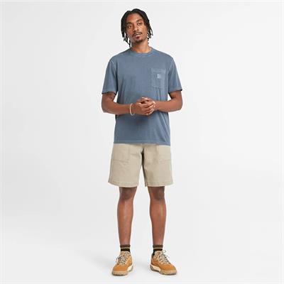 Timberland MERRYMACK RIVER Garment Dye Chest Pocket Erkek Tişört TB0A5VDH4331