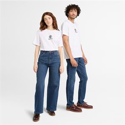 Timberland Print Stack Logo Short Sleeve Tee Erkek Tişört TB0A6WWT1001