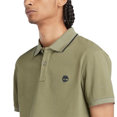 Timberland Printed Neck Polo Erkek Tişört  TB0A26NF5901