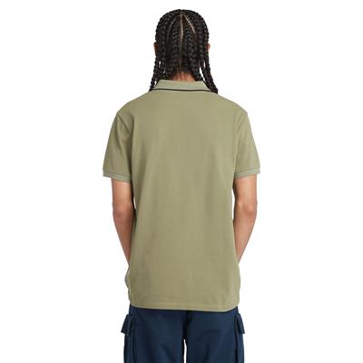 Timberland Printed Neck Polo Erkek Tişört  TB0A26NF5901