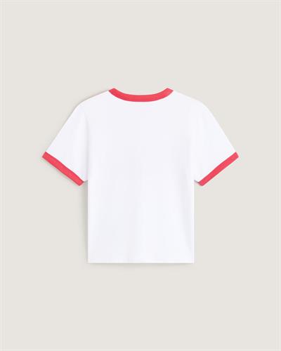 Vans W CENTER CHEST RINGER TEE Kadın Tişört VN000TXSWHT1