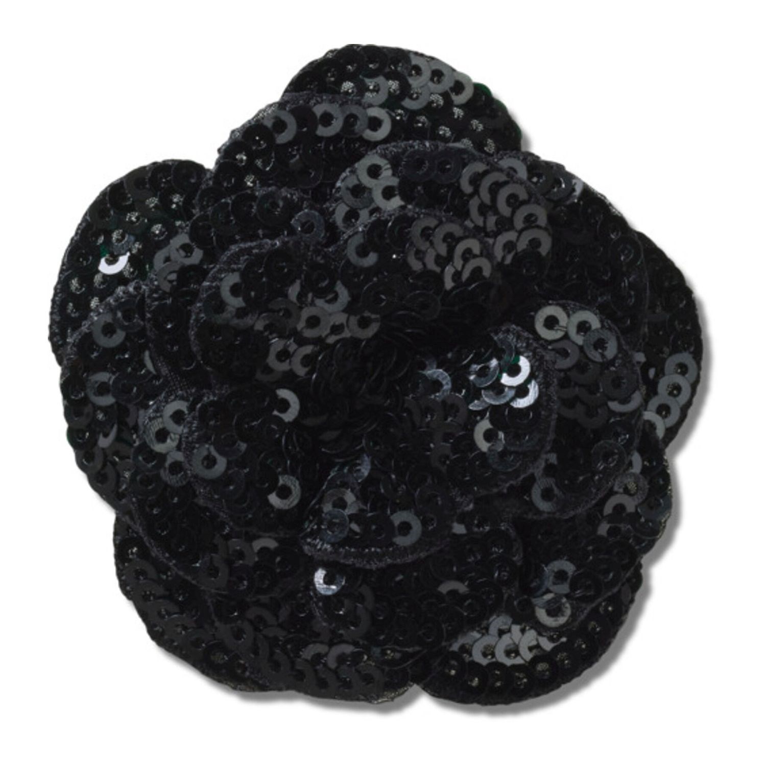 Jibbitz Black Sequin Flower J10017068