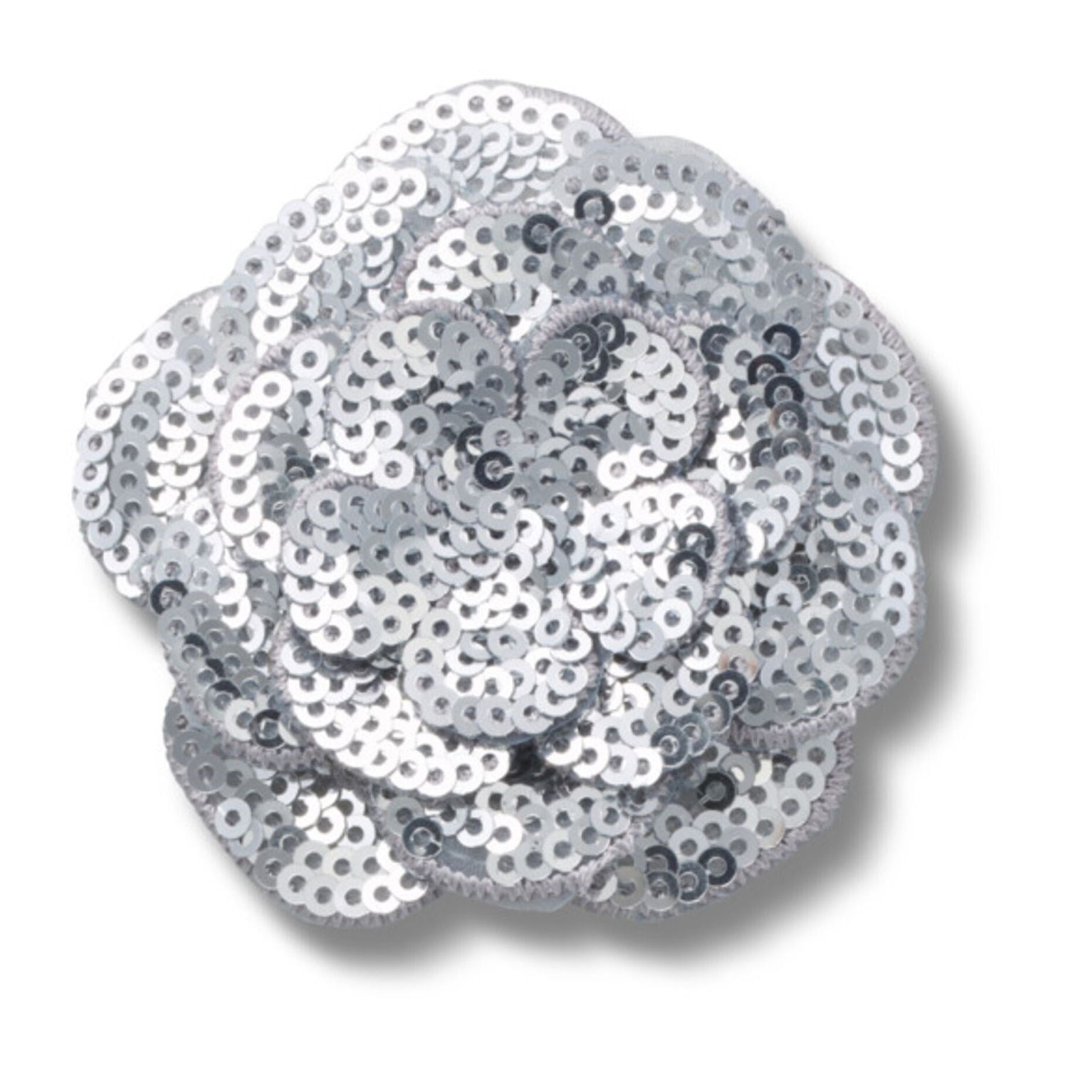 Jibbitz Silver Sequin Flower J10016593