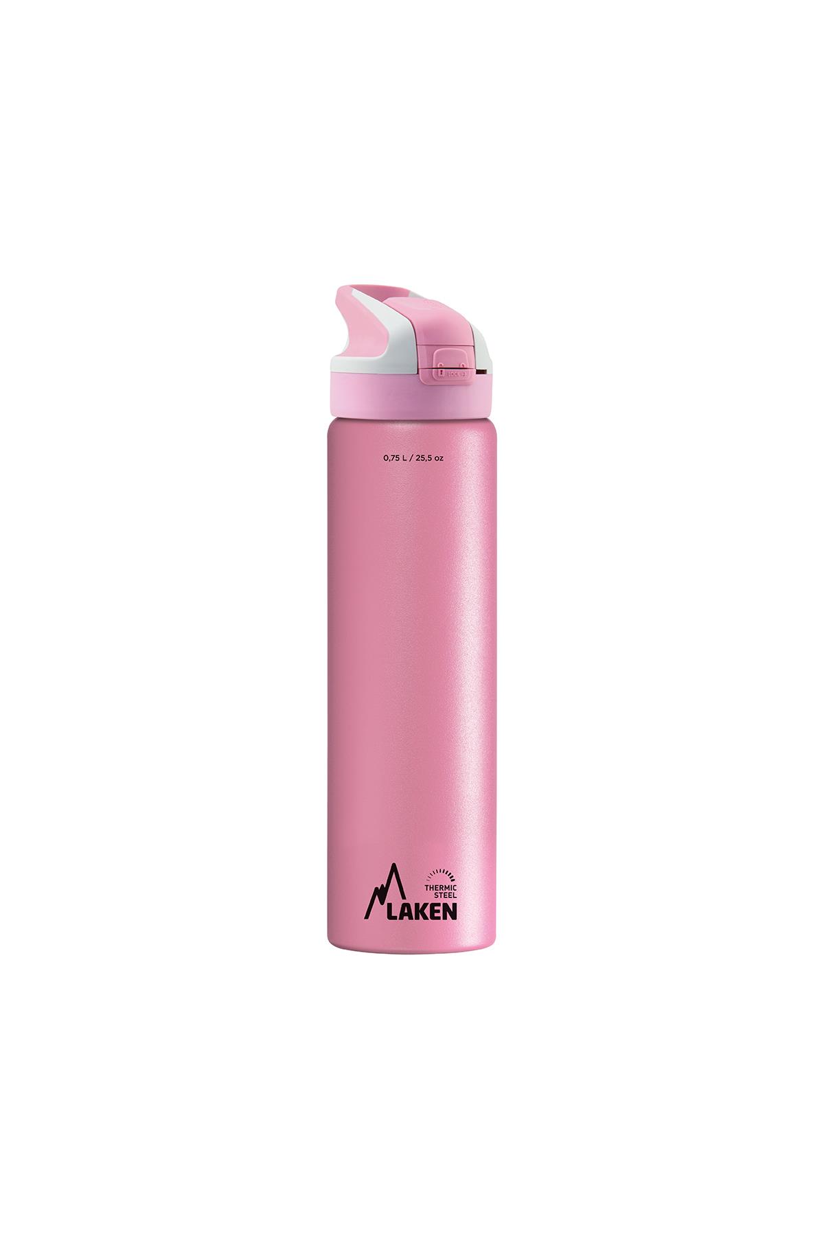 Laken Çelik 18/8 Summit Termos Şişe 0,75L - Pembe LKTS7P