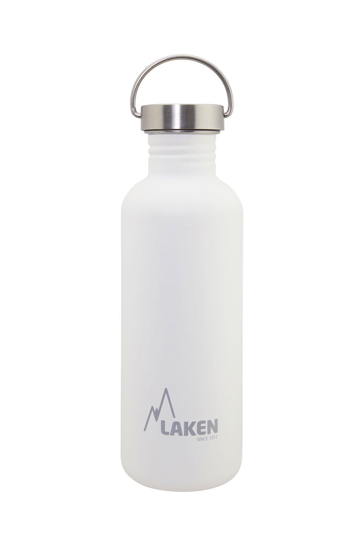 Laken Çelik 18/8 Vintage Basic Şişe 1L - Beyaz LKBSH100BL