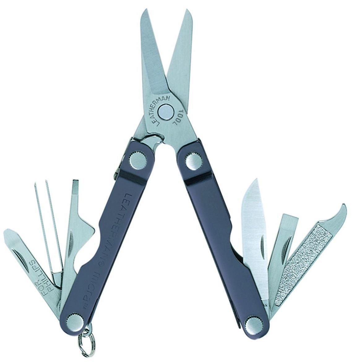 Leatherman Micra Gri Aluminium Çok Amaçlı Makas LEA64380181N