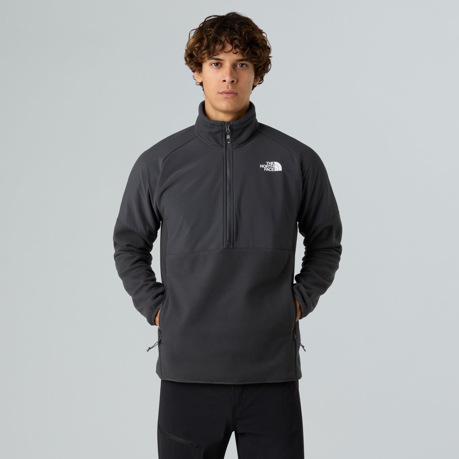 The North Face Erkek Glacier Heavyweight 1/2 Fermuarlı Polar NF0A89JHU8M1