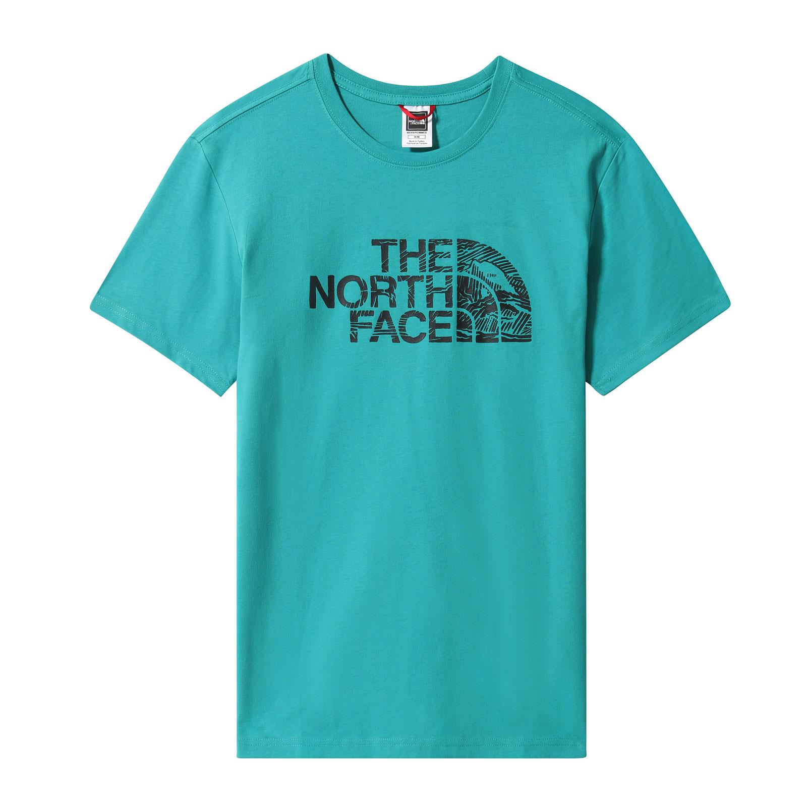 The North Face  Erkek S/S WOODCUT DOME  Tişört  NF00A3G1ZCV1