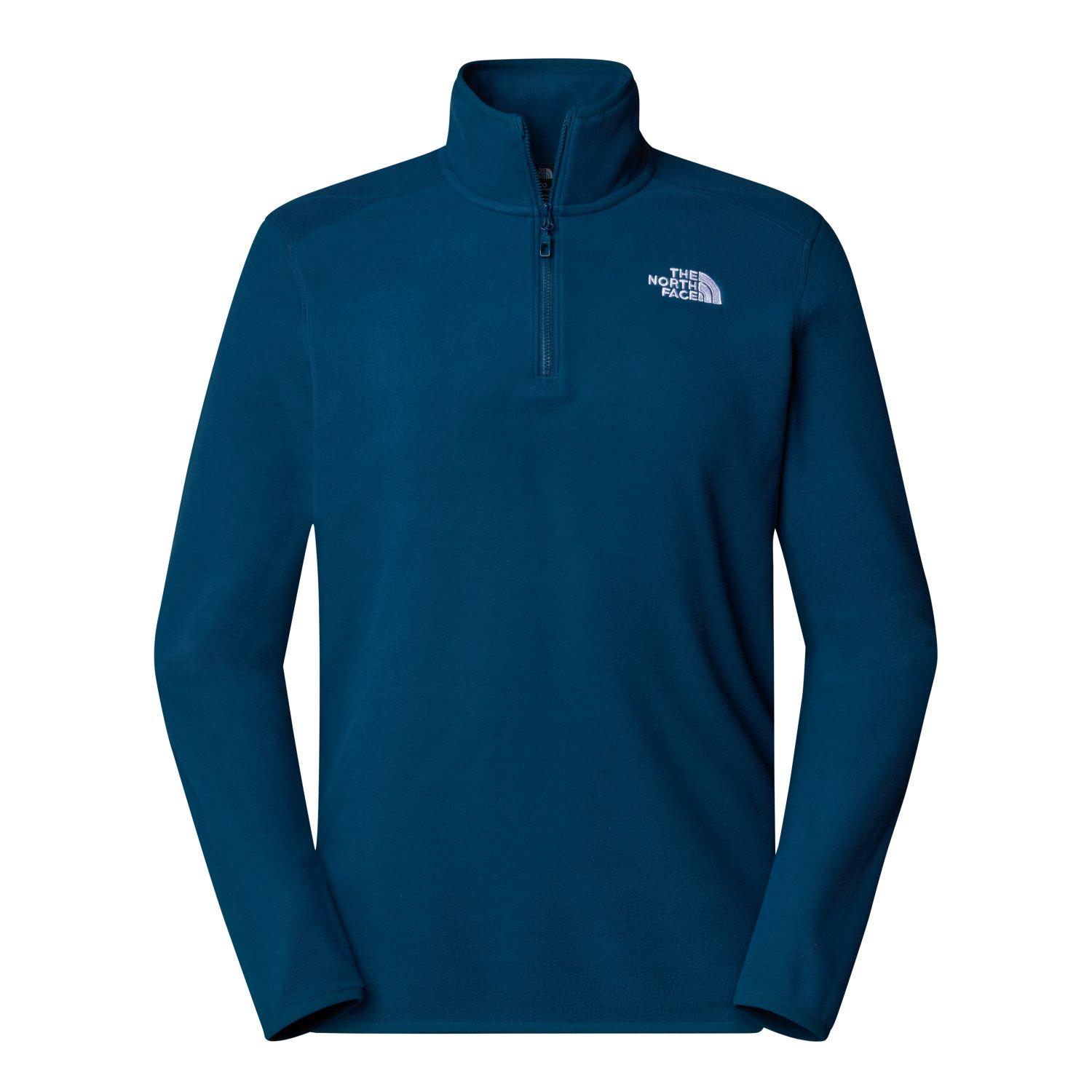 The North Face M 100 GLACIER Erkek Kısa Fermuar Polar NF0A855W1NO1