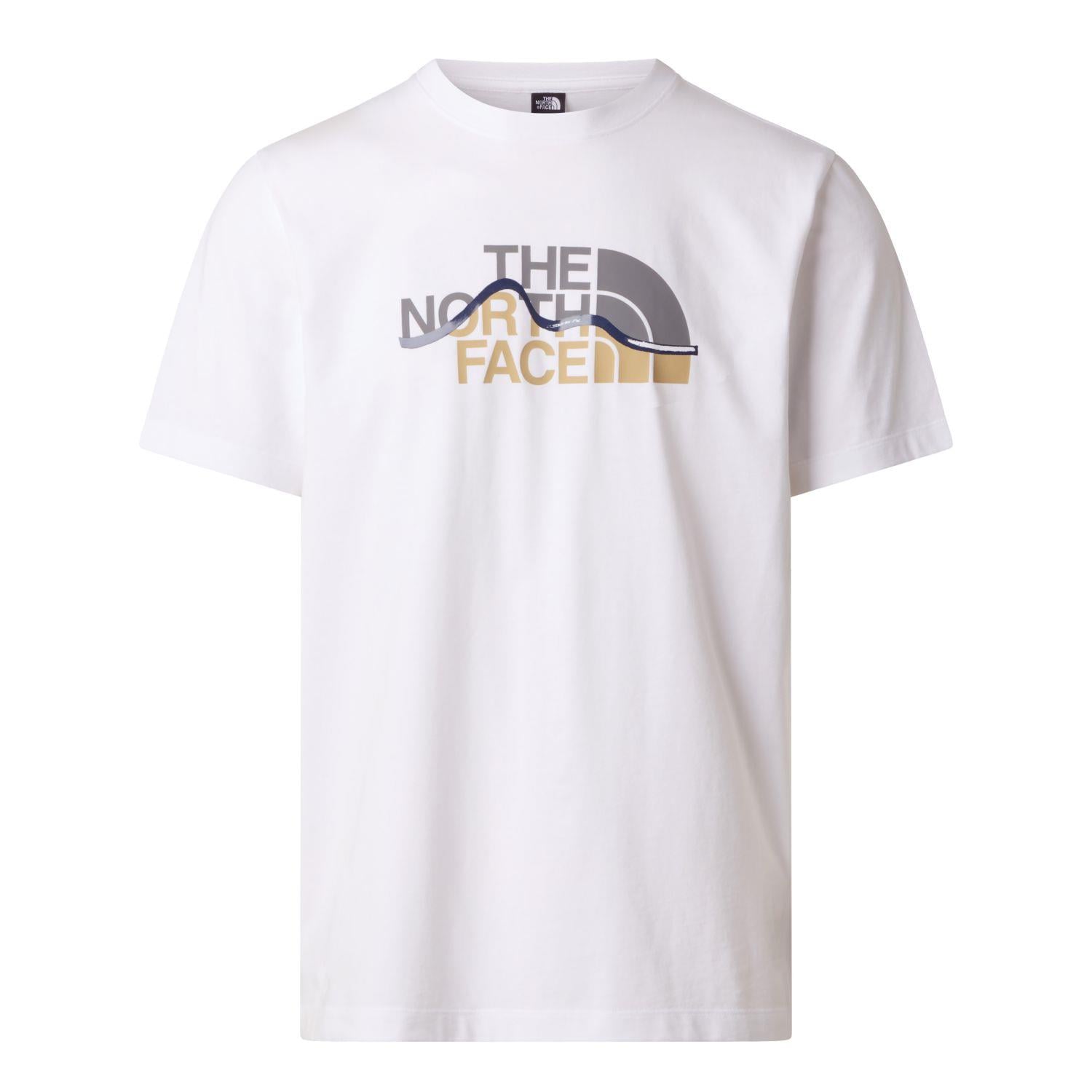 The North Face M MOUNTAIN LINE REGULAR SHORT SLEEVE TEE Erkek Tişört NF0A8GUXFN41