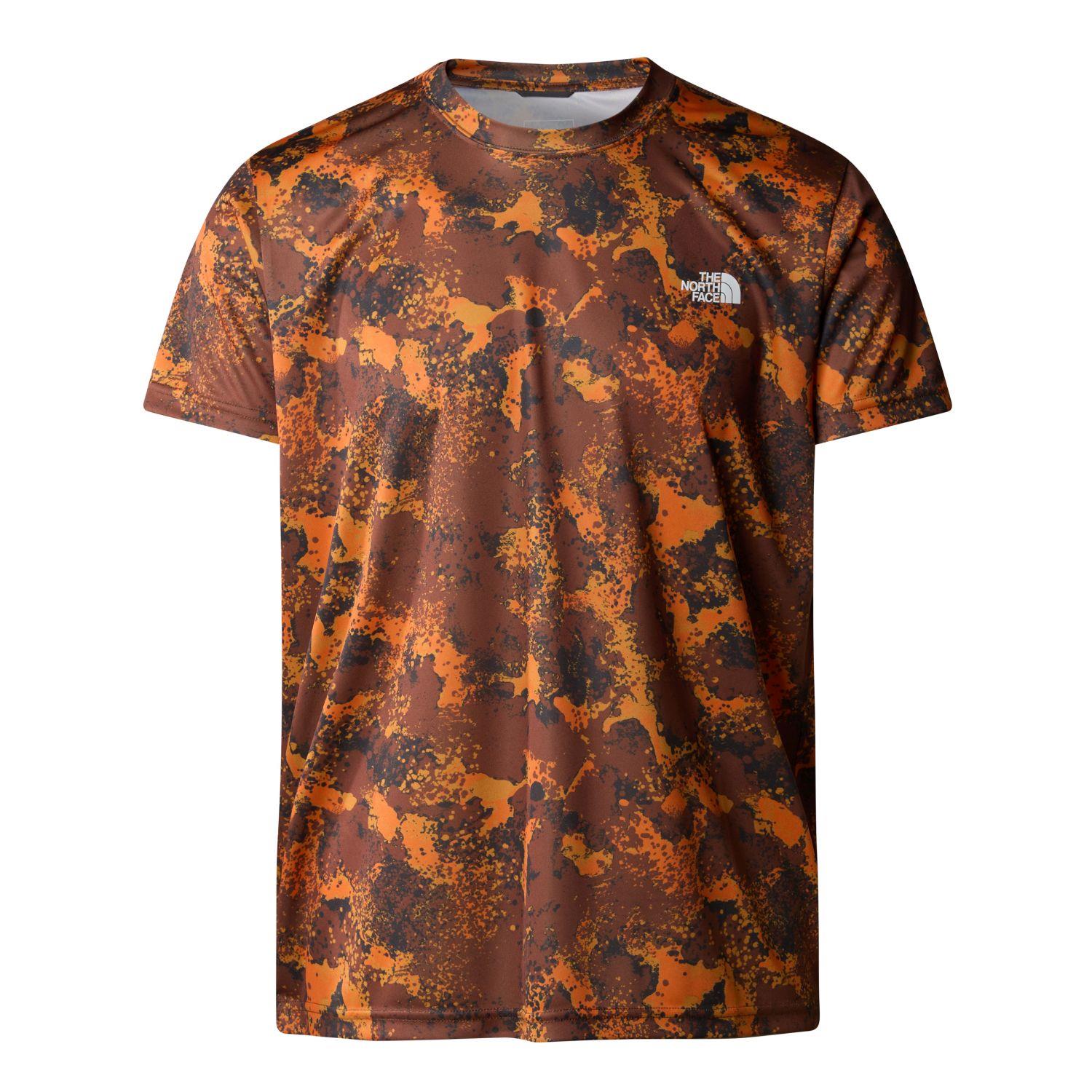 The North Face M REAXION AMP CREW PRINT Erkek T-Shirt NF0A8874WKO1