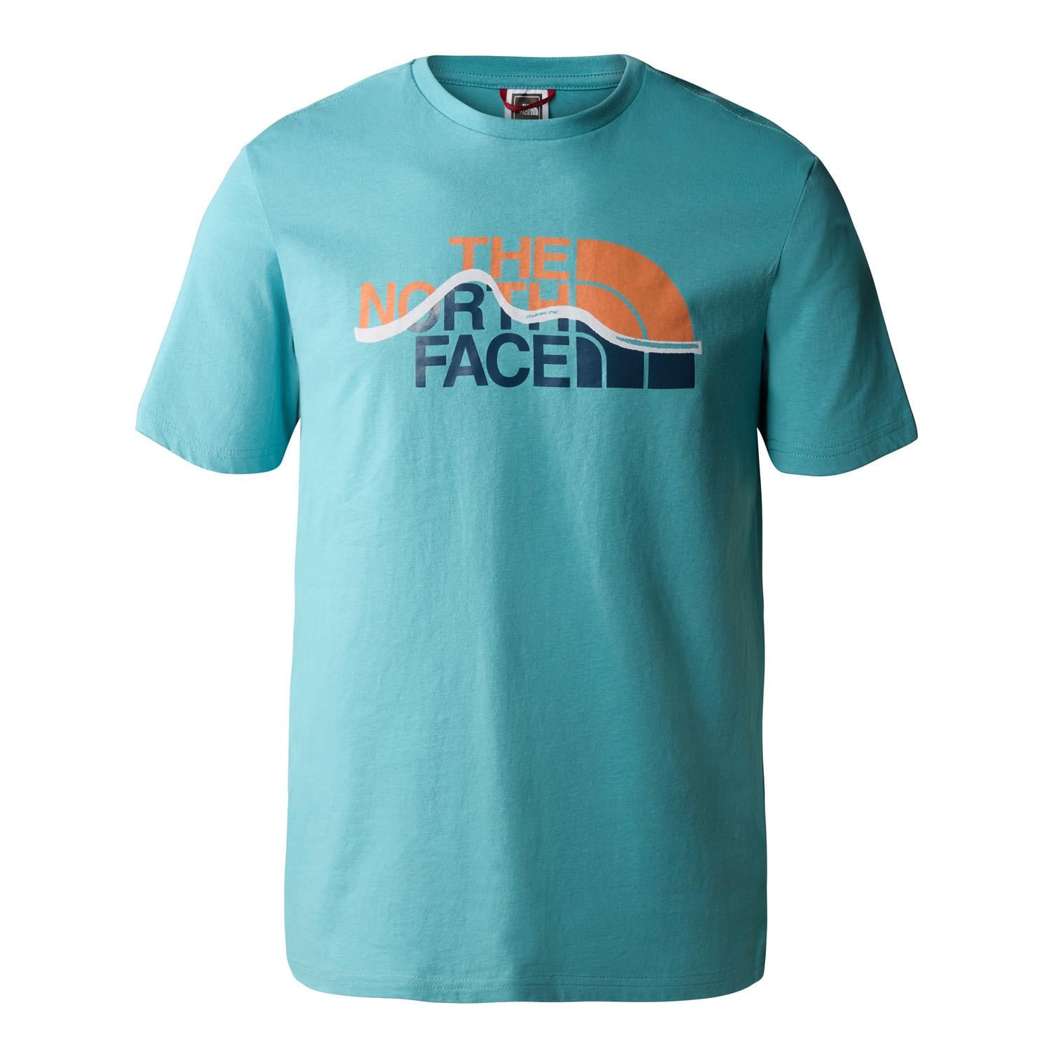 The North Face M S/S MOUNTAIN LINE TEE Erkek T-Shirt NF0A7X1NITW1