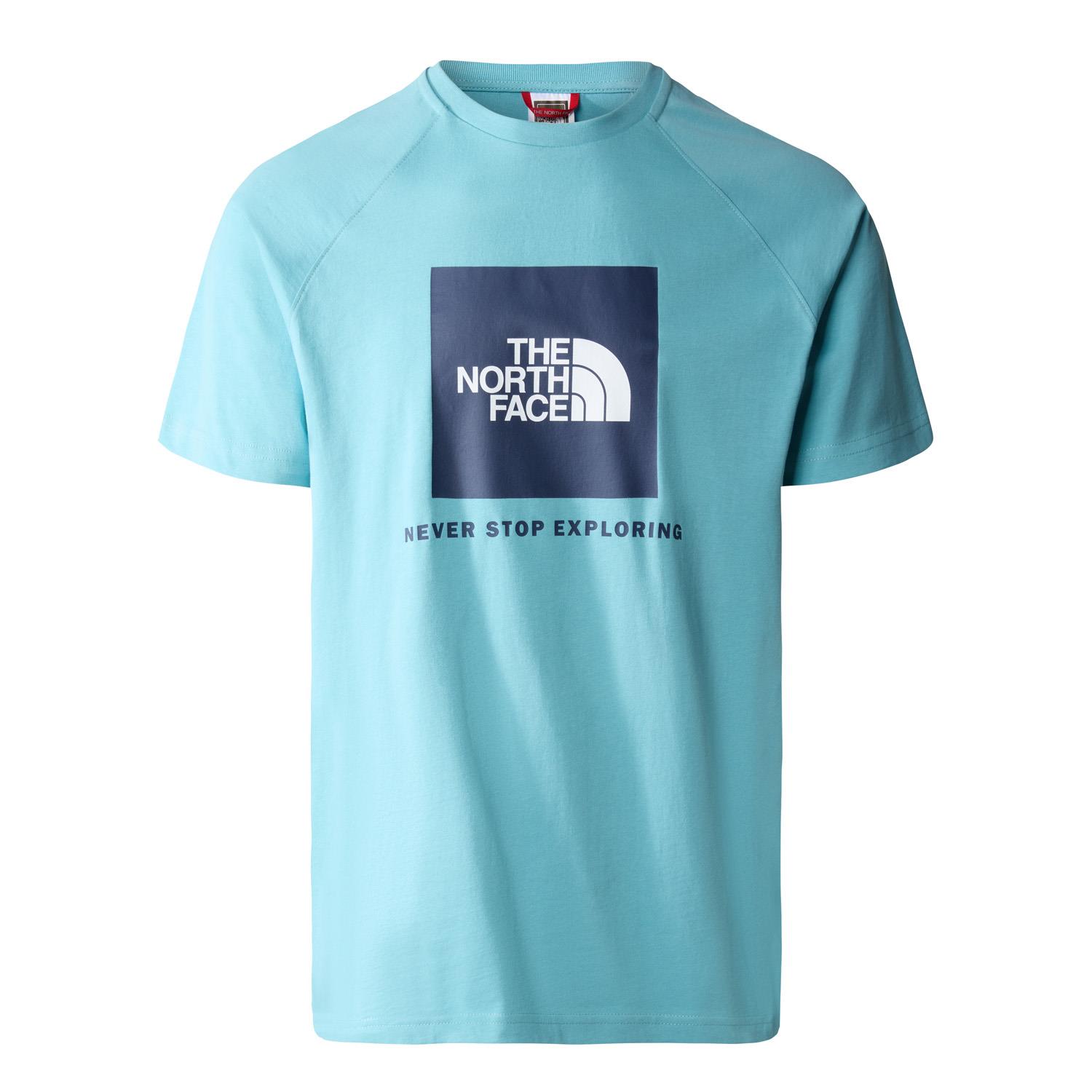 The North Face M S/S RAGLAN REDBOX TEE - EU Erkek T-Shirt NF0A3BQOIWO1