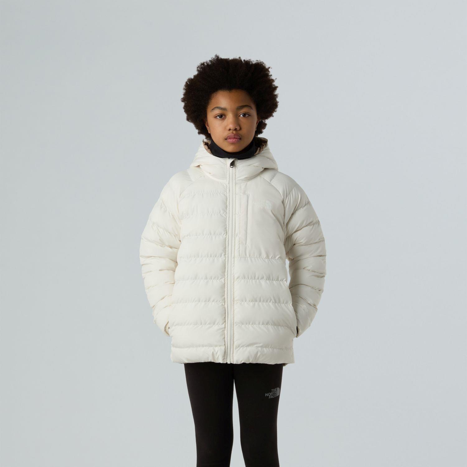 The North Face PERRITO Kapşonlu İki Tafaflı Kız Çocuk Ceketi NF0A88UEQLI1
