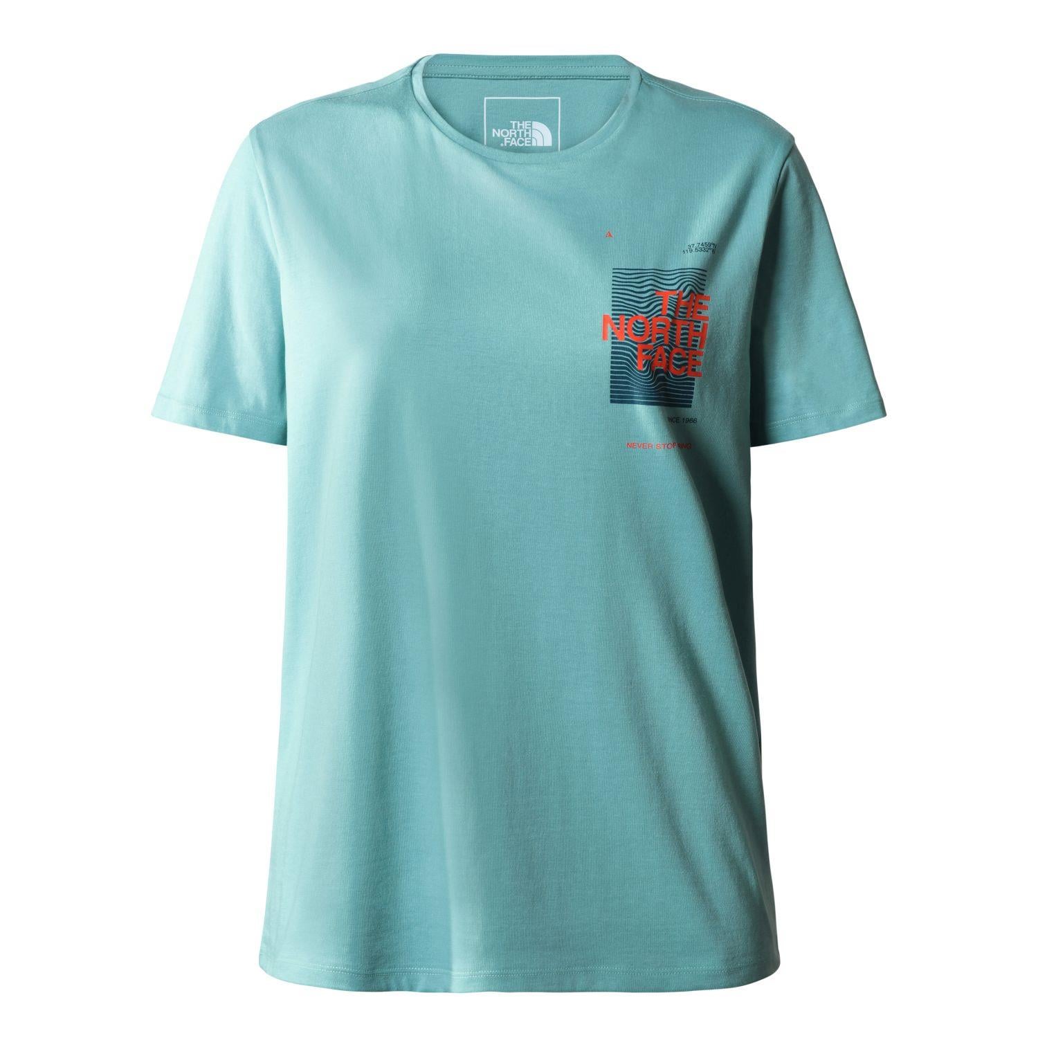 The North Face W FOUNDATION GRAPHIC TEE - EU Kadın T-Shirt NF0A55B2LV21