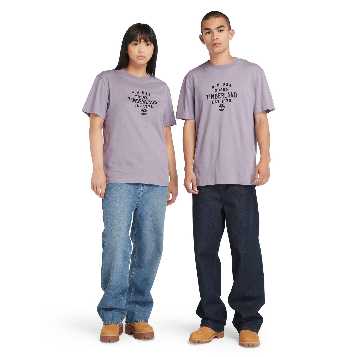 Timberland Front Graphic Short Sleeve Tee Erkek T-Shirt TB0A5UF7EG71