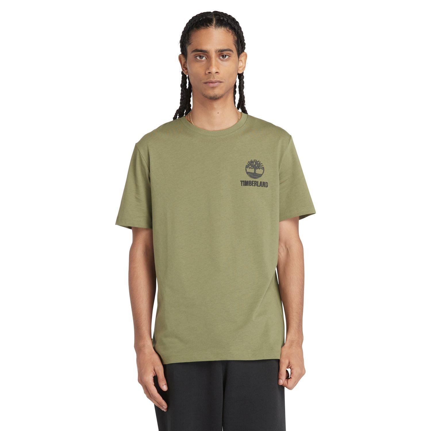 Timberland Short Sleeve Back Logo Graphic Tee Erkek T-Shirt TB0A5V7KCR31