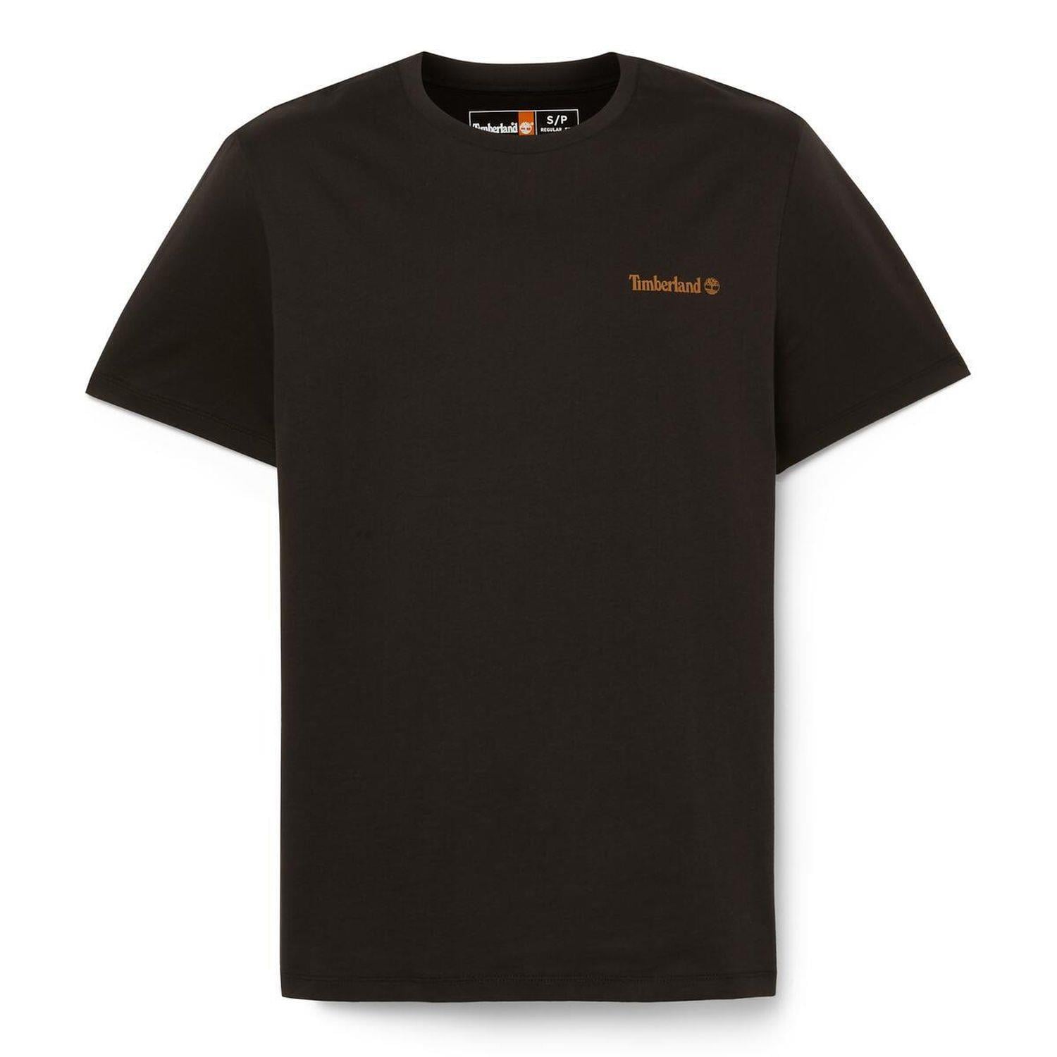 Timberland Small Linear Logo Print Tee Erkek Tişört TB0A5QQT0011