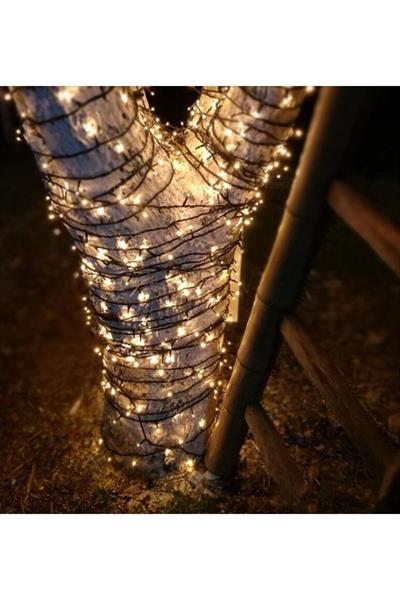 100lük Rgb Siyah Kablo 5.5 Metre Led Sarı Işık