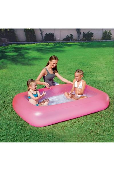 Bestway 165x104x25 cm Şişme Tabanlı Çocuk Havuzu W51115 Turkuaz