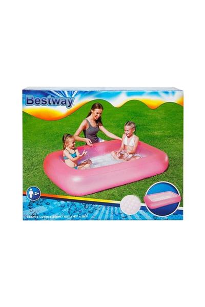 Bestway 165x104x25 cm Şişme Tabanlı Çocuk Havuzu W51115 Turkuaz