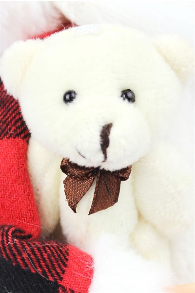 20x30 Cm Ayıcıklı Noel Baba Yılbaşı Süs