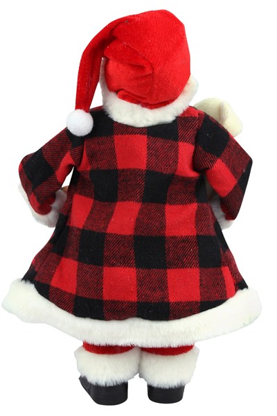 20x30 Cm Ayıcıklı Noel Baba Yılbaşı Süs