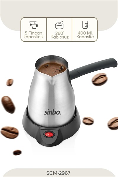 2967 Elektrikli Cezve Sinbo