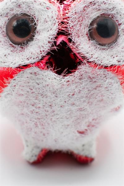 4lü Baykuş Süs Yılbaşı Çam Ağacı Süsü 10cm