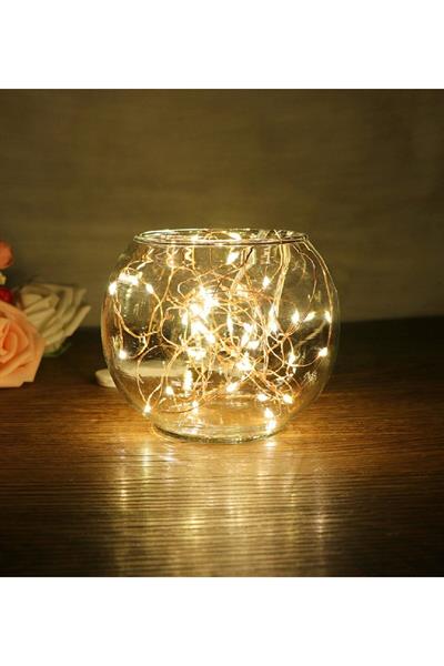 5 Metre Sarı Işık Dekoratif Peri Led (2 Adet Pil İle Çalışmaktadır)