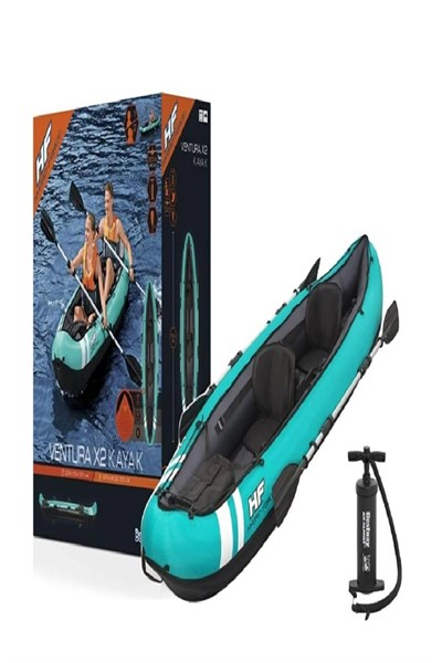 65052 Hydro-force Ventura 2 Kişilik Kano 330x94cm 2 Adet Kürek Pompa