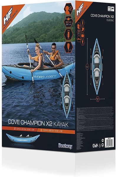 65131 Hydro-force Çift Kişilik Şişme Kano 331 X 88 Cm