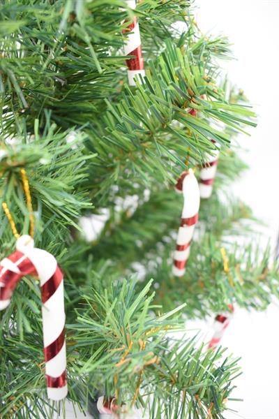 6lı Şeker Kamışı Yılbaşı Süs 17cm XL