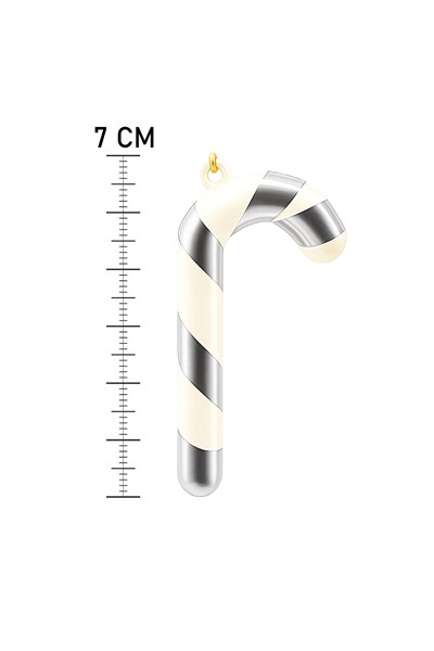 6lı Şeker Kamışı Yılbaşı Süs 7cm