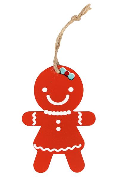 8 Adet Pancake Man 10*6cm Yılbaşı Süsü