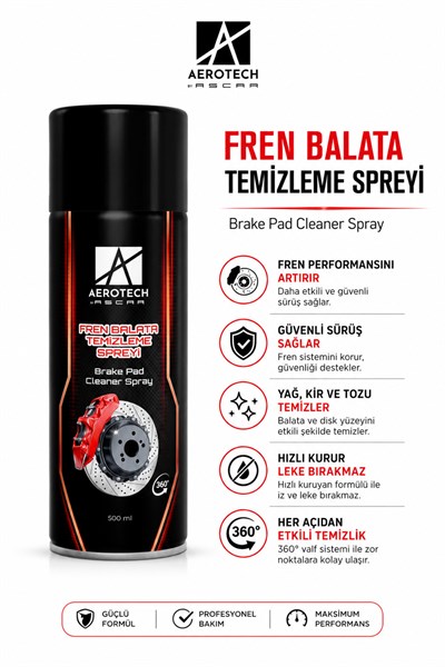 AEROTECH FREN BALATA TEMİZLEME SPREYİ 500 ML